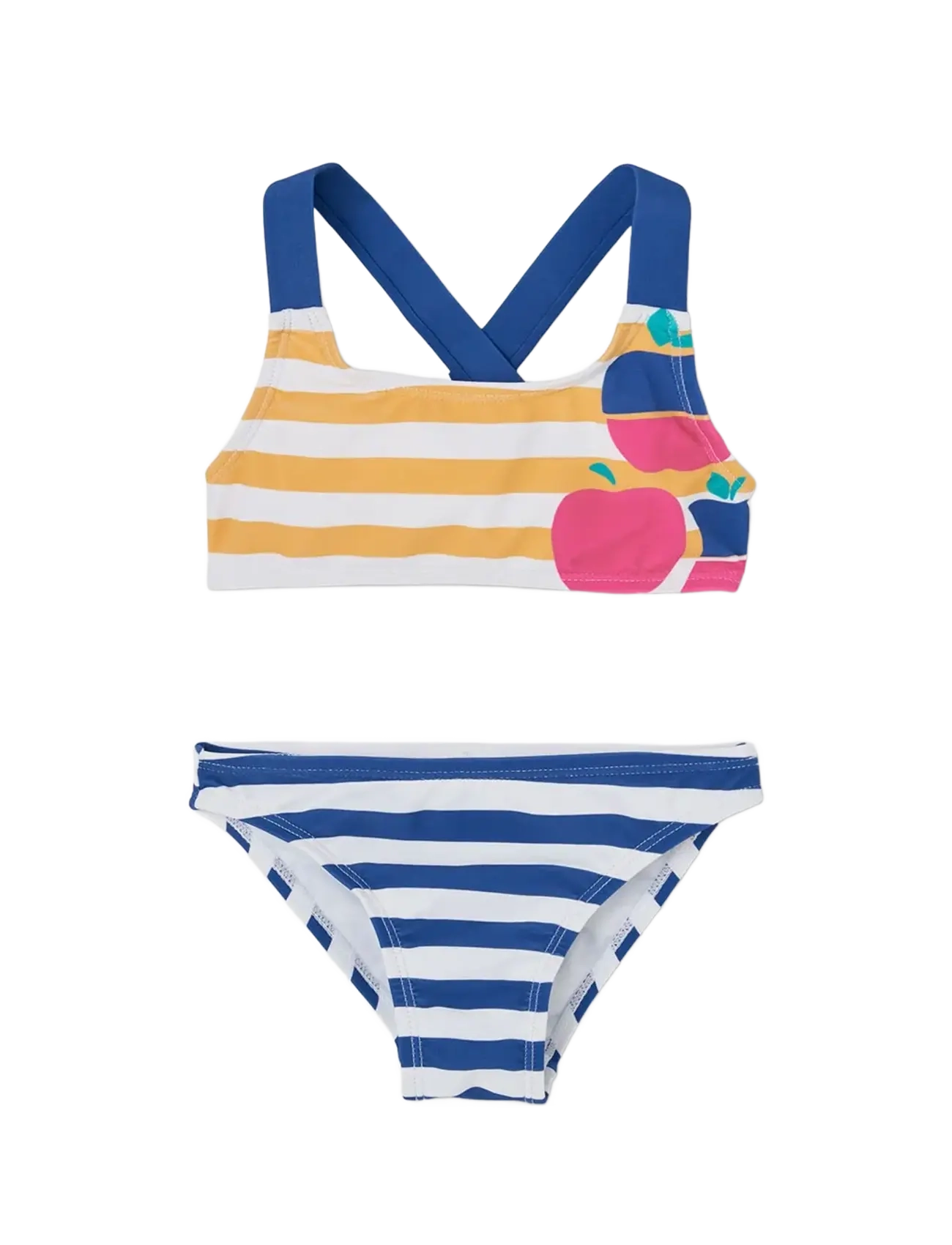 Boboli Bikini Polyamide Striped For Girl, 116, Bademode, Mehrfarbig/gemustert - Bikinis, Kinder