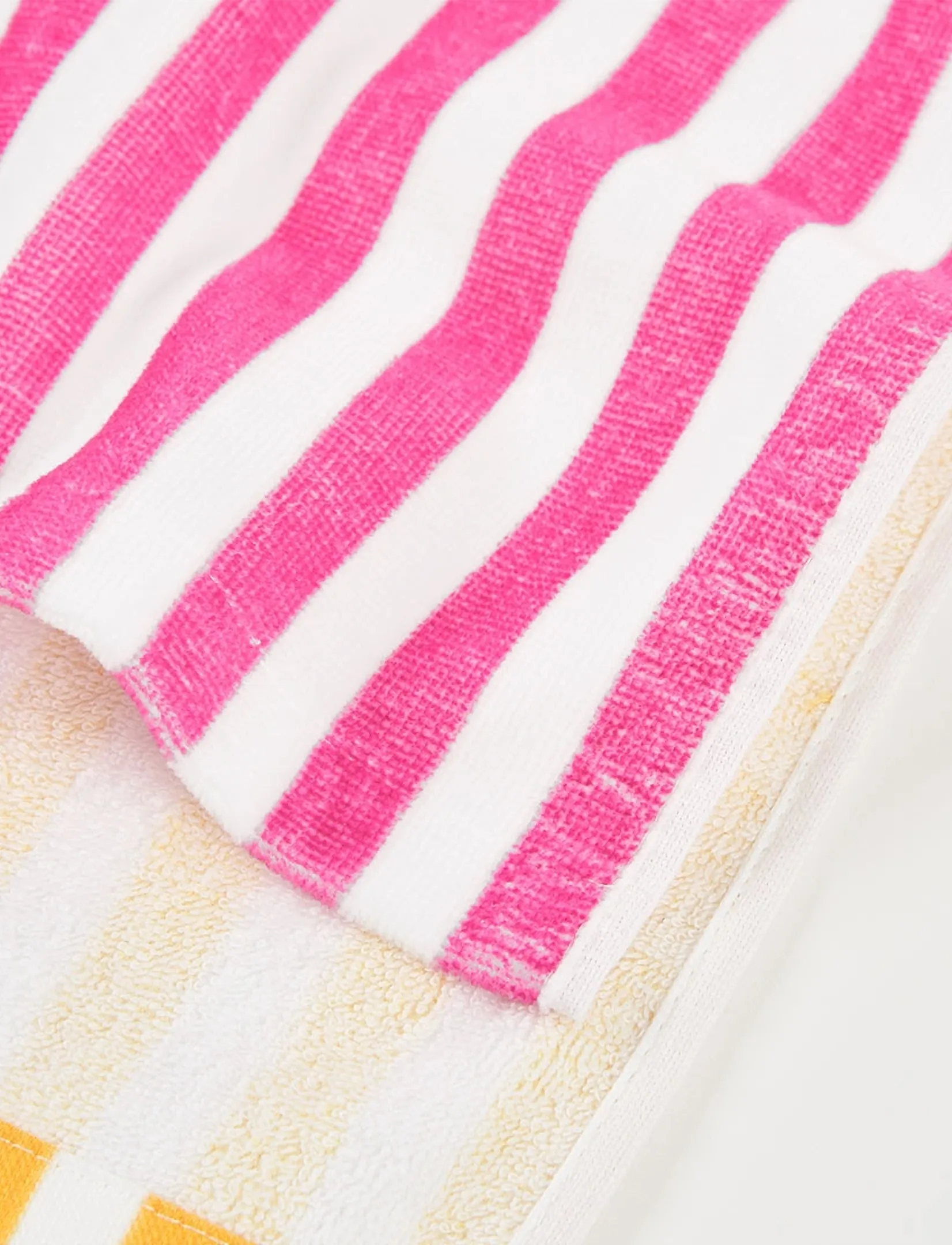 Boboli - Towel striped hooded for girl -BCI - stripes - 2