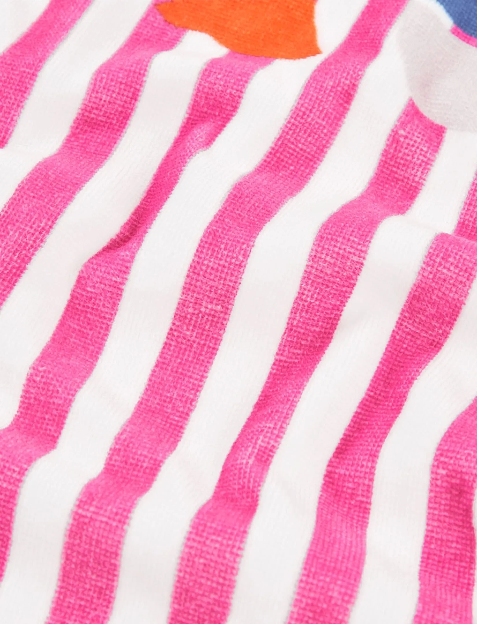 Boboli - Towel striped hooded for girl -BCI - stripes - 3