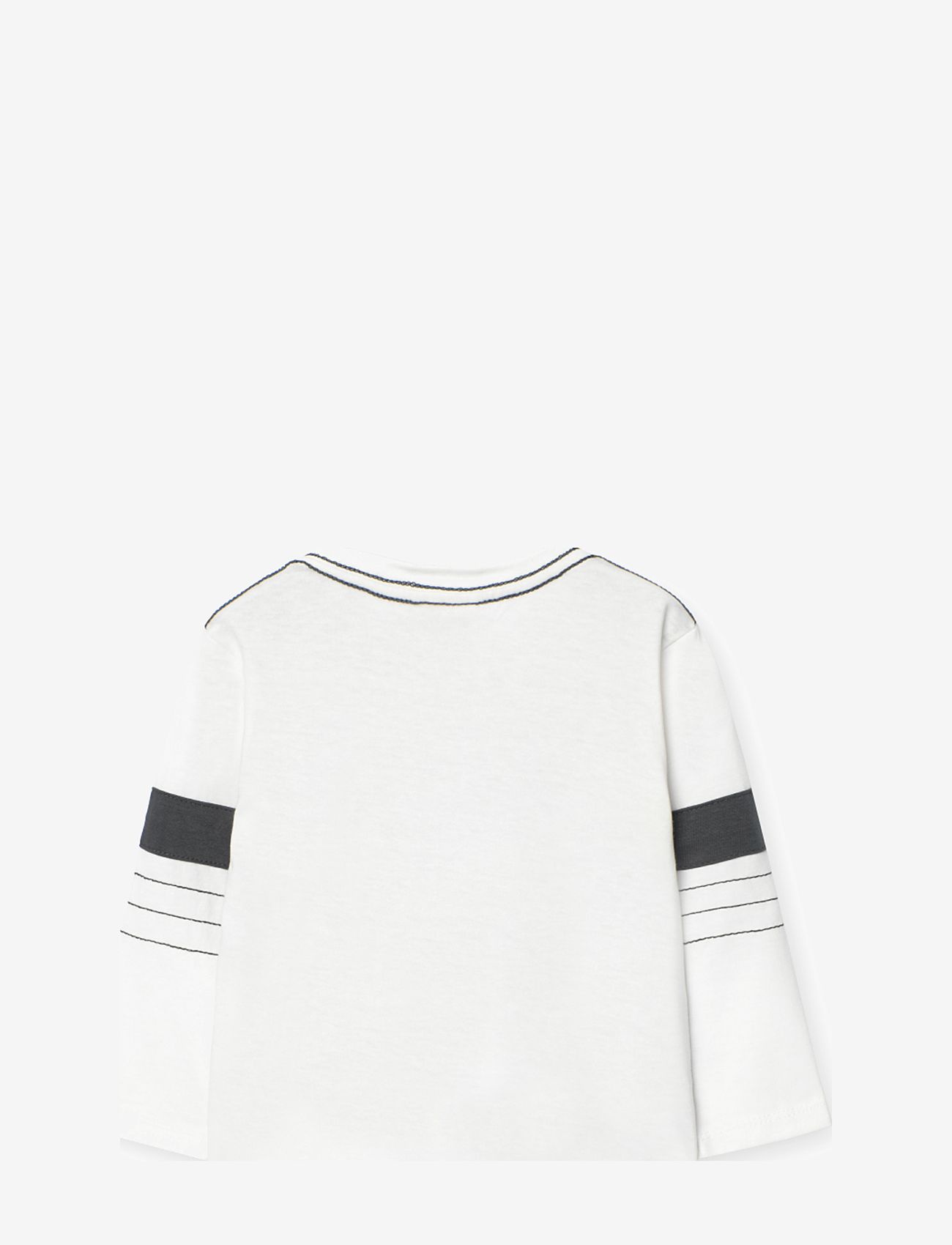 Boboli - Knit t-Shirt for baby boy -BCI - langærmede t-shirts - off white - 1