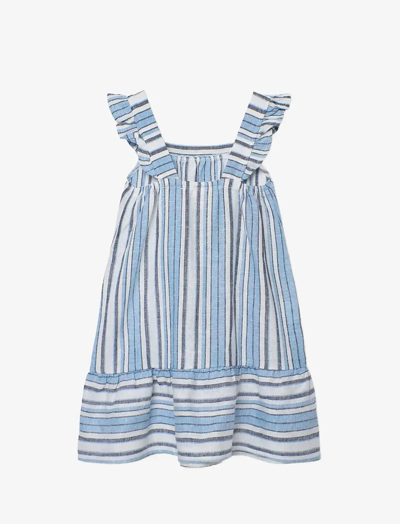Boboli - Linen dress striped for girl - Ärmellose freizeitkleider - stripes - 1