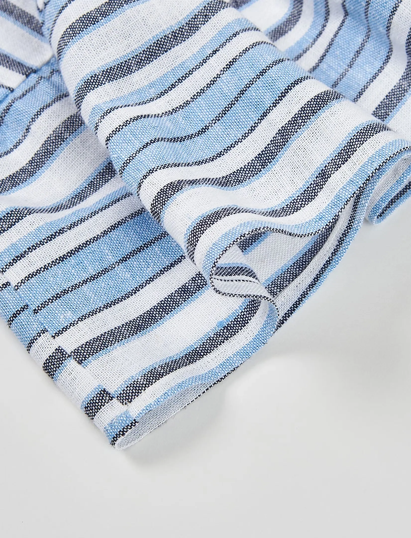 Boboli - Linen dress striped for girl - Ærmeløse hverdagskjoler - stripes - 4