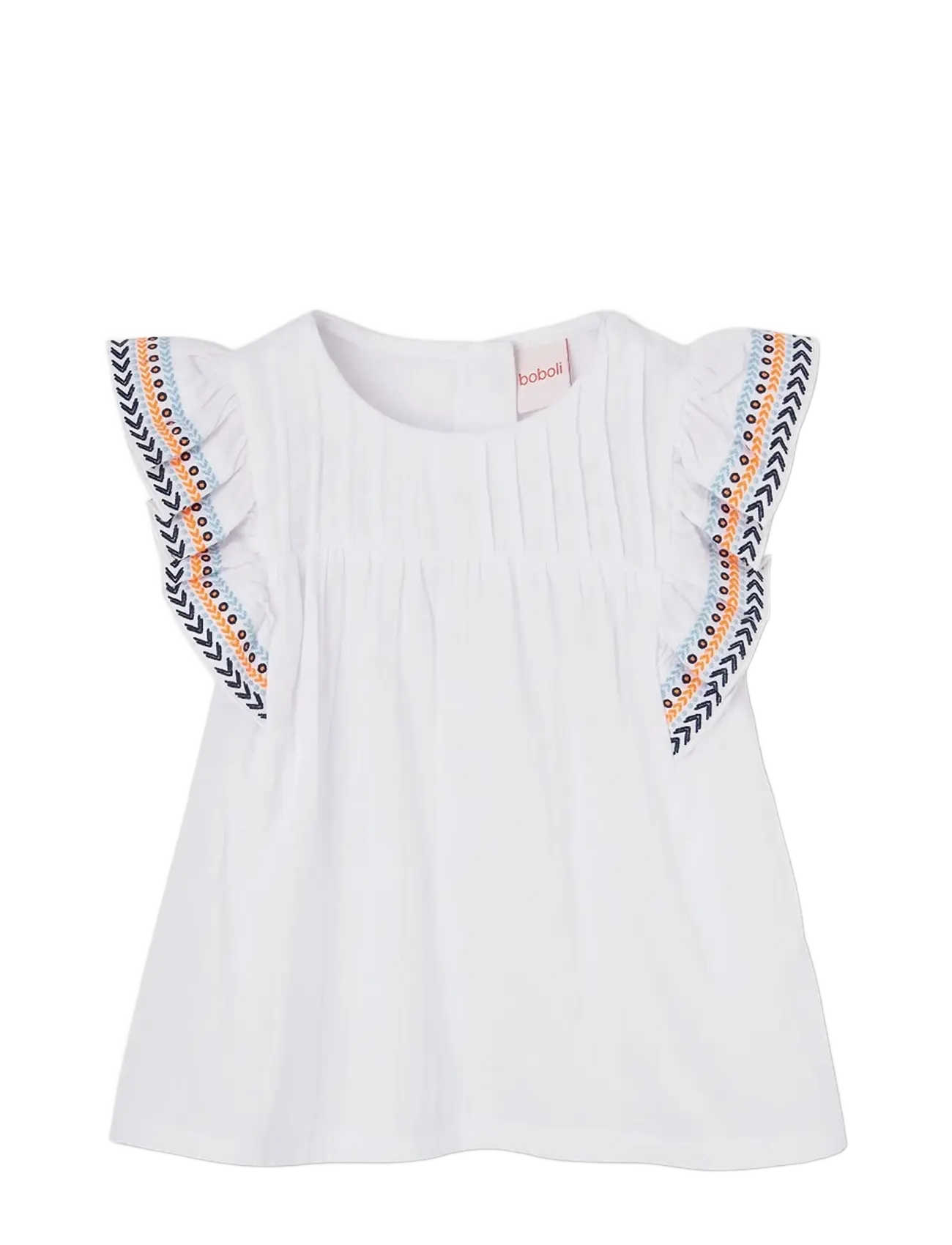 Boboli Loose-Blouse fantasy for girl -BCI - Teens 9-14 år - WHITE / white