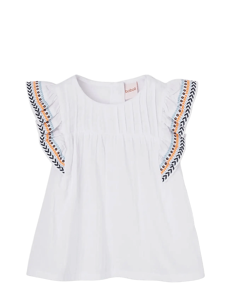 Boboli - Loose-Blouse fantasy for girl -BCI - pluusid ja tuunikad - white - 1