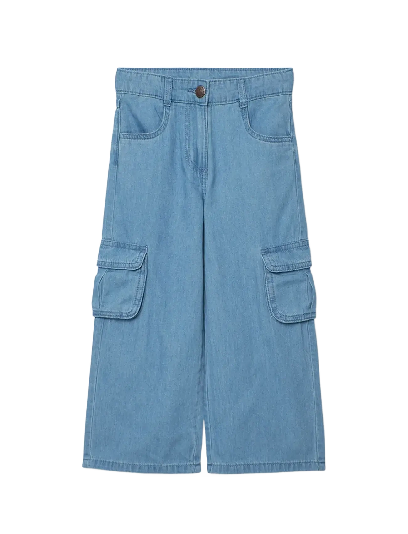 Boboli Denim trousers for girl - Tøj - BLEACH / blue