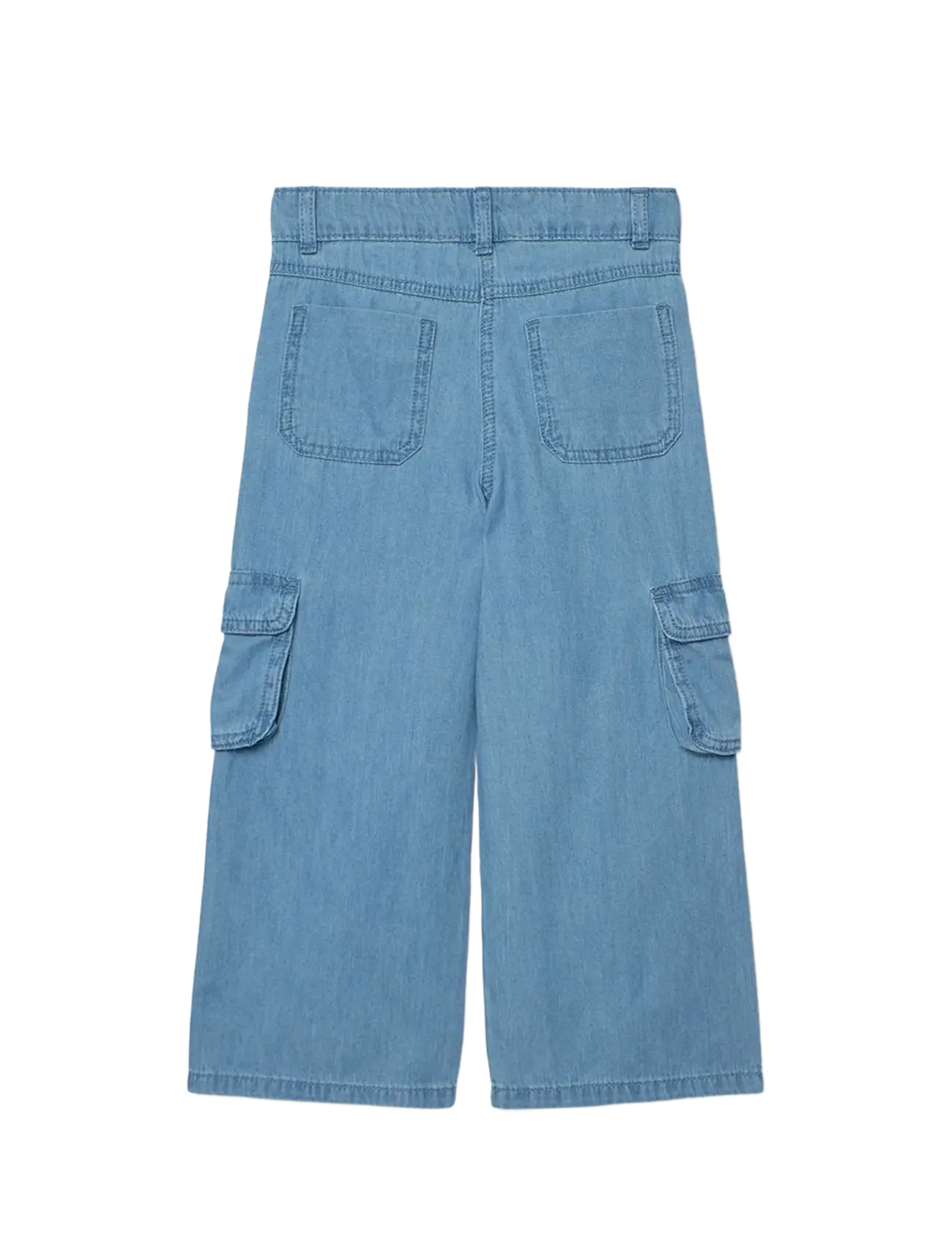 Boboli - Denim trousers for girl - loose jeans - bleach - 2