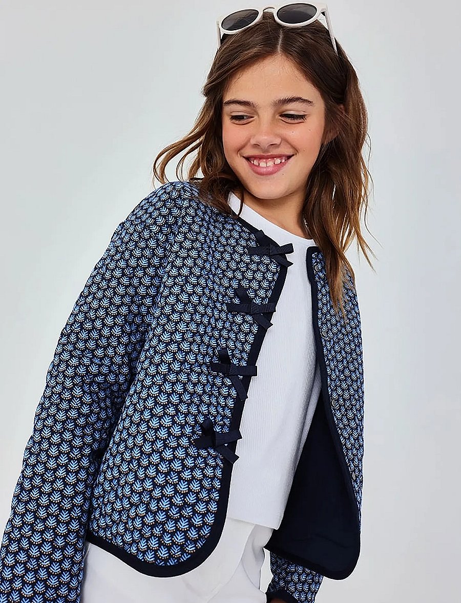 Boboli - Jacket printed for girl - quiltede jakker - print - 0