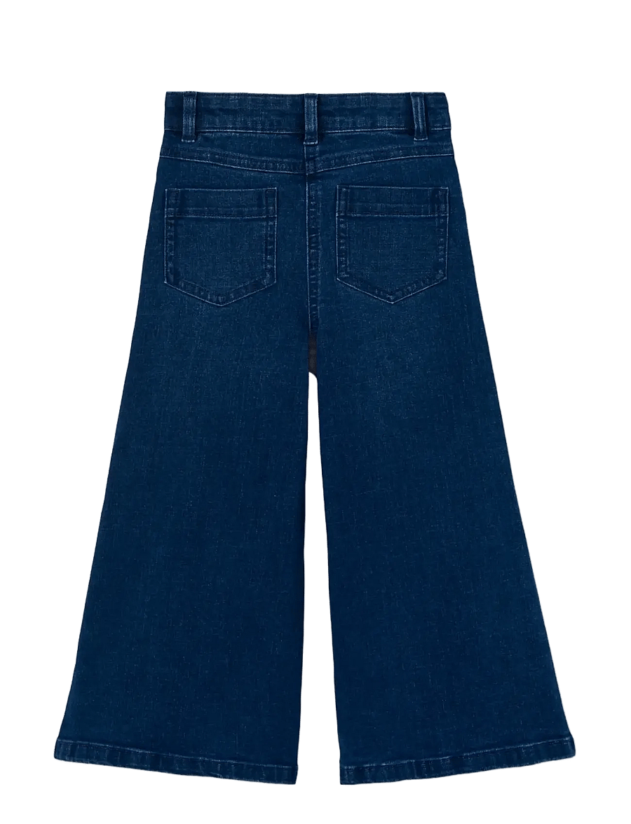 Boboli - Denim stretch trousers for girl -BCI - hosen mit weitem bein - blue - 1
