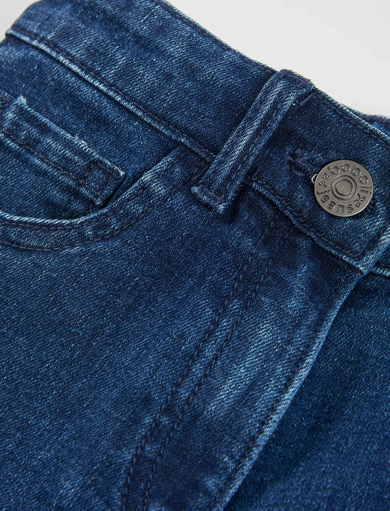 Boboli - Denim stretch trousers for girl -BCI - hosen mit weitem bein - blue - 2