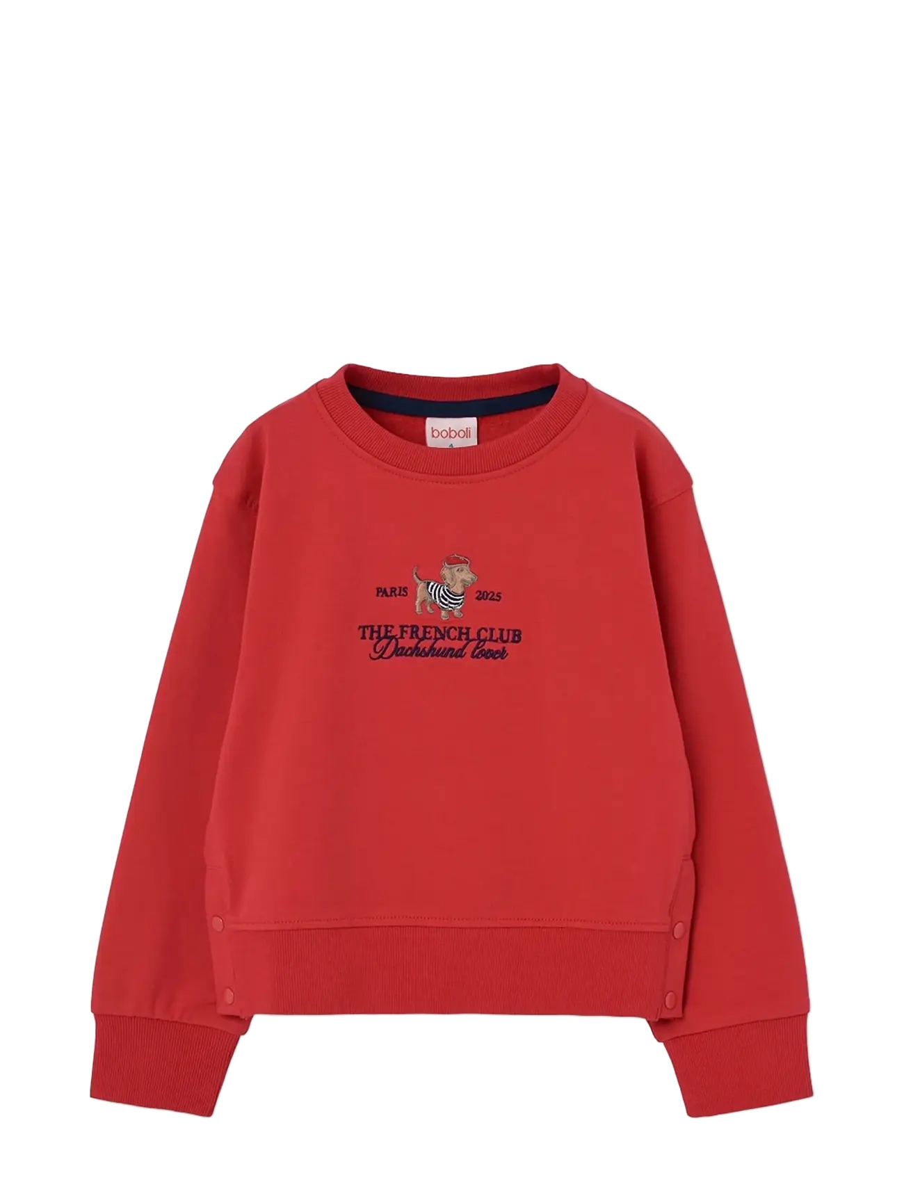 Boboli Fleece sweatshirt for girl -BCI - Shop efter størrelse - MAROON / red