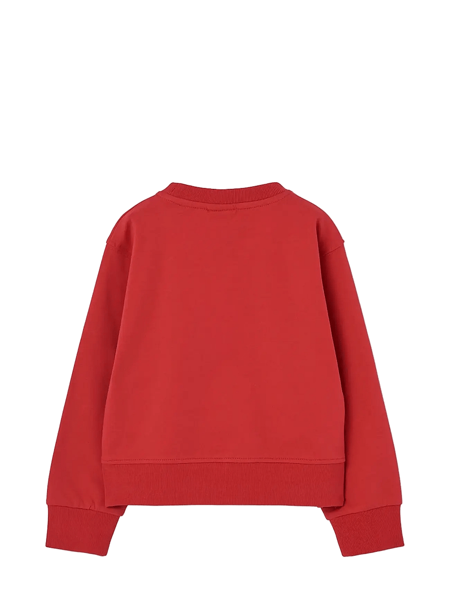 Boboli - Fleece sweatshirt for girl -BCI - sweatshirts - maroon - 2