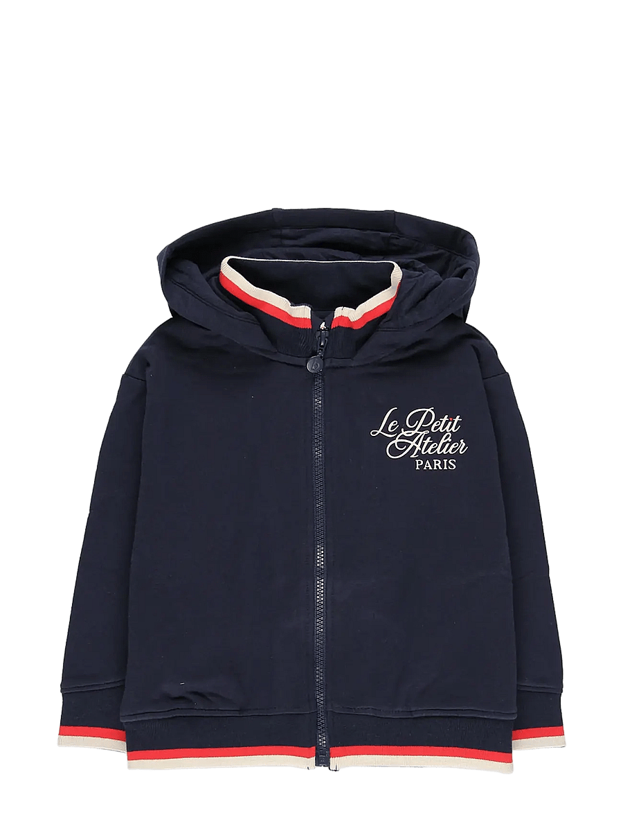 Boboli - Fleece jacket hooded for girl -BCI - kapuutsiga pusad - navy - 1