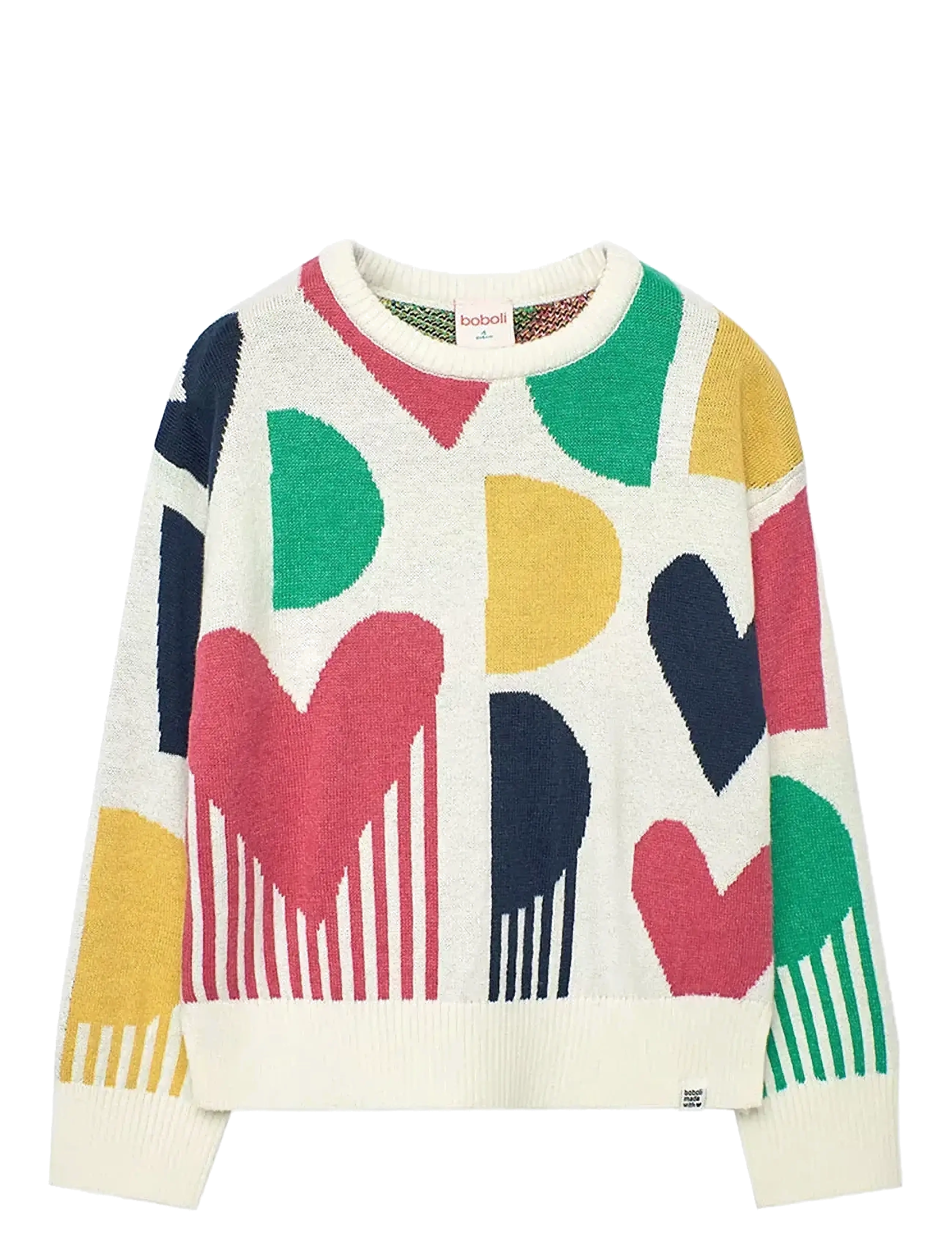 Boboli Knitwear Pullover, 122, Knitwear, Mehrfarbig/gemustert - Pullovers, Kinder