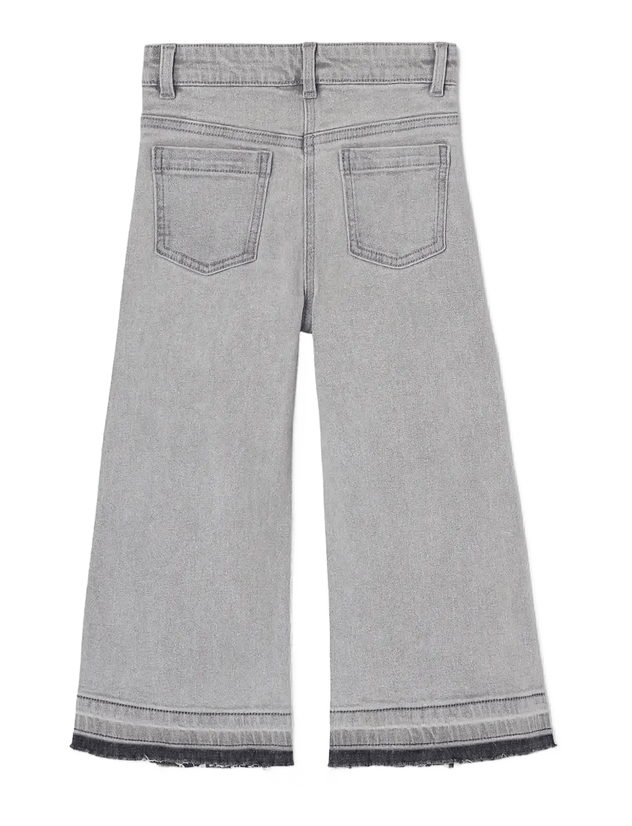 Boboli - Denim stretch trousers for girl -BCI - loose jeans - grey - 1