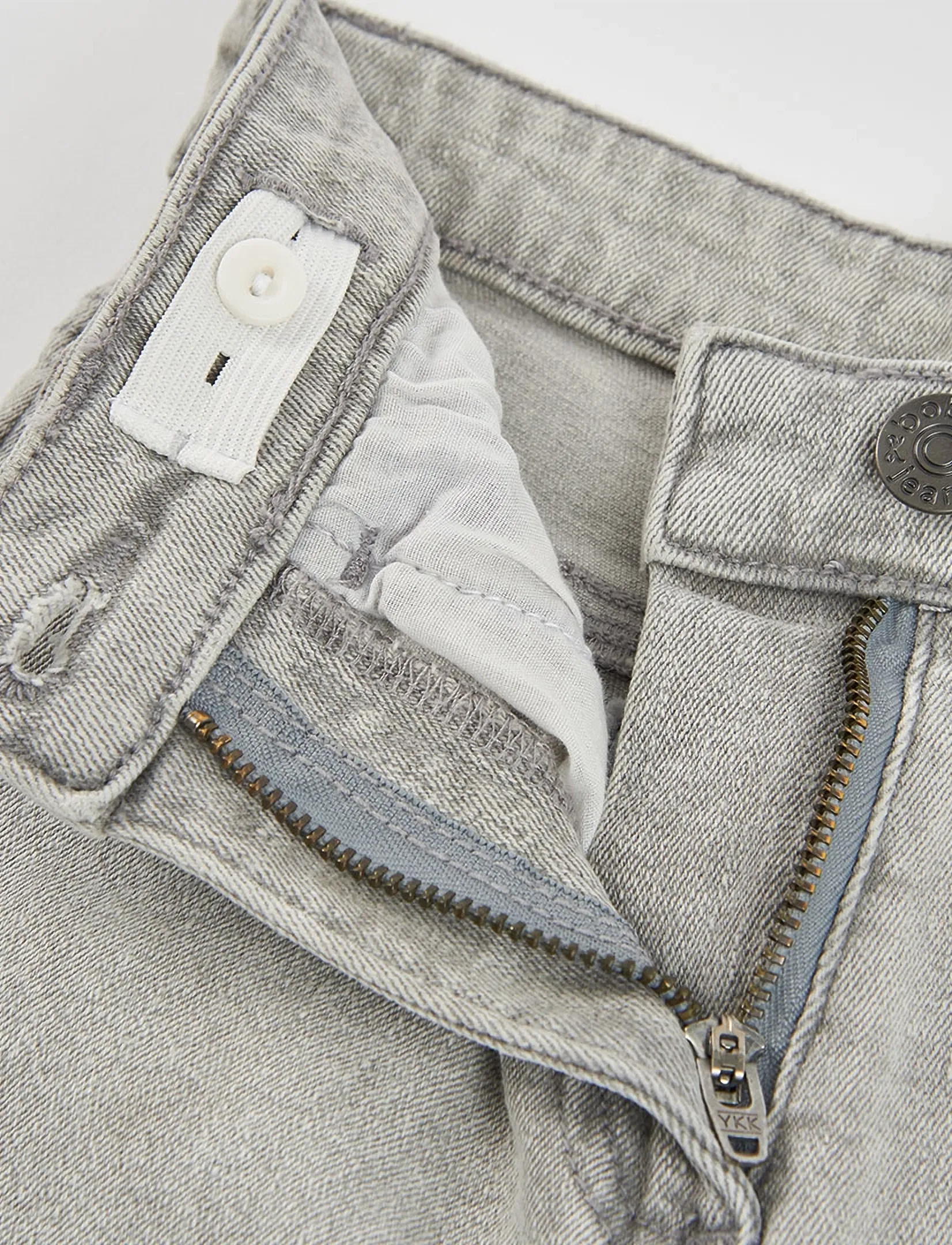 Boboli - Denim stretch trousers for girl -BCI - loose jeans - grey - 2