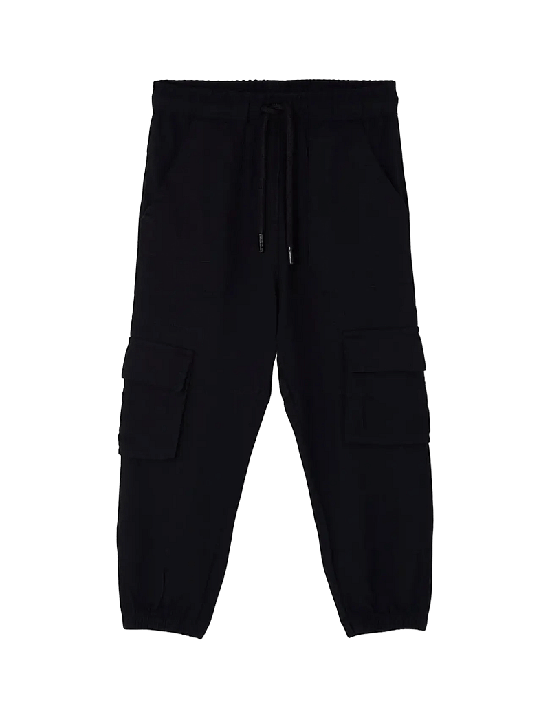 Boboli - Twill trousers for girl - kargopüksid - black - 0