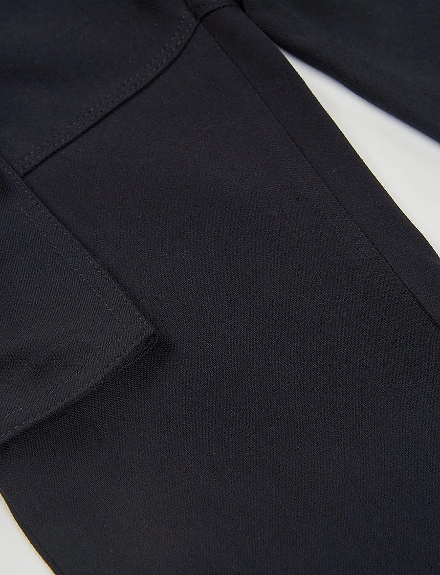 Boboli - Twill trousers for girl - „cargo“ stiliaus kelnės - black - 3