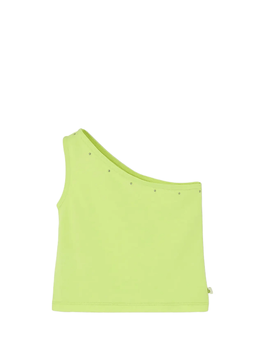 Boboli - Knit t-Shirt for girl -BCI - tanktops - green - 1