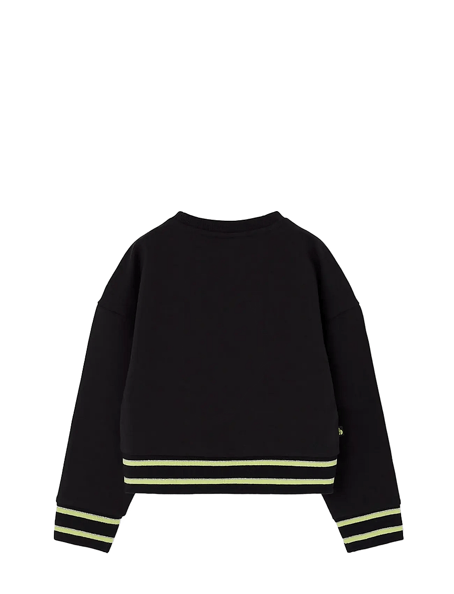Boboli - Fleece sweatshirt for girl -BCI - sweatshirts - black - 1