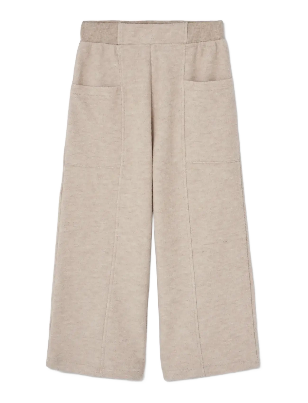 Boboli Twill trousers knit for girl -BCI - Bottoms - BEIGE / beige
