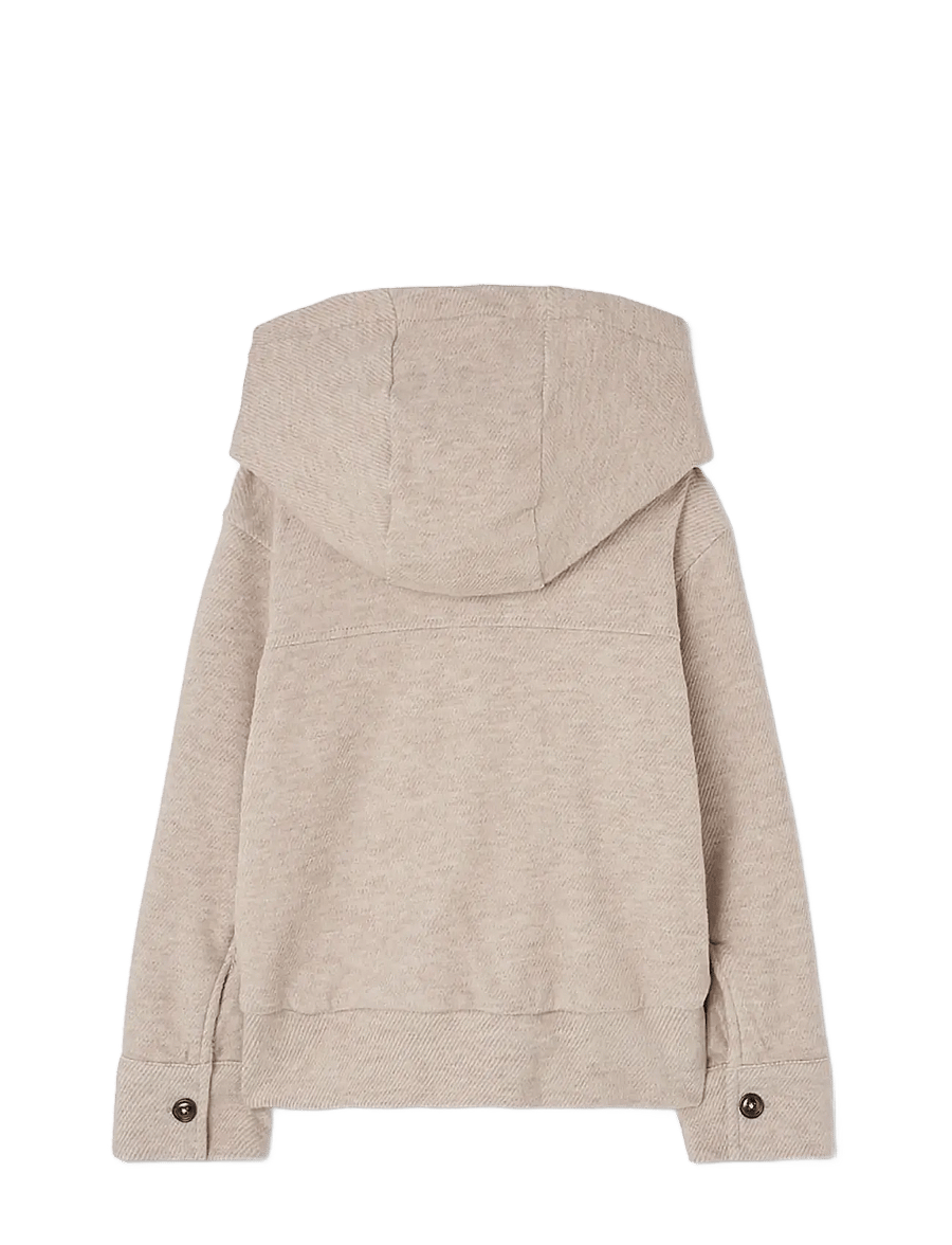 Boboli - Wind breaker twill knit for girl -BCI - fleecejacken - beige - 1