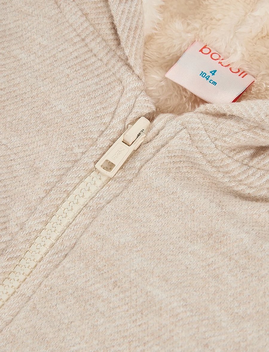 Boboli - Wind breaker twill knit for girl -BCI - fleecejacken - beige - 2
