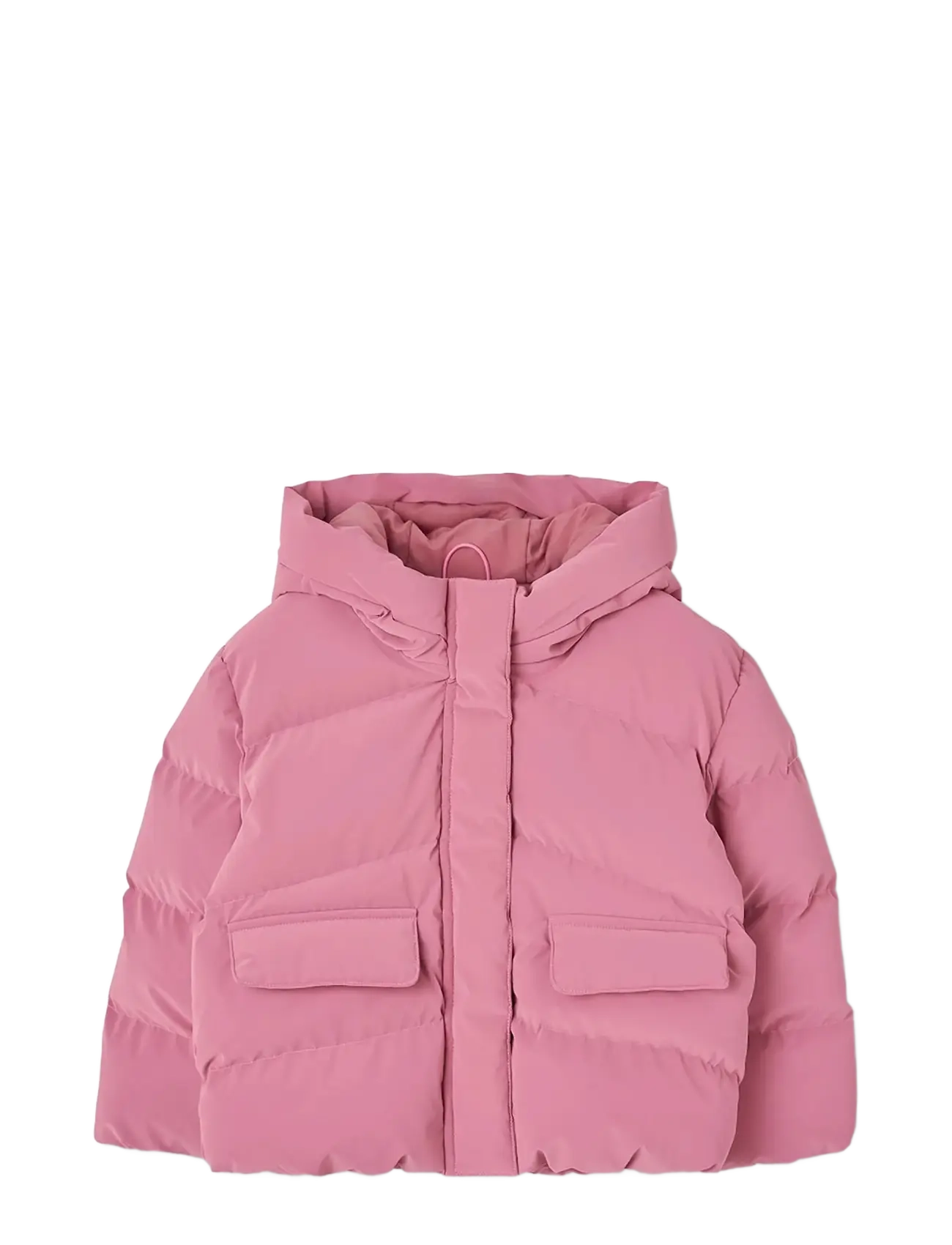 Boboli Technical fabric parka for girl - Vinterkläder - PETUNIA / pink/rose