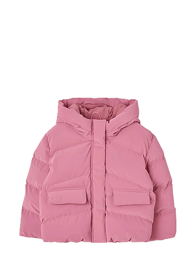 Technical Fabric Parka For Girl - Dunjakker & Forede Jakker