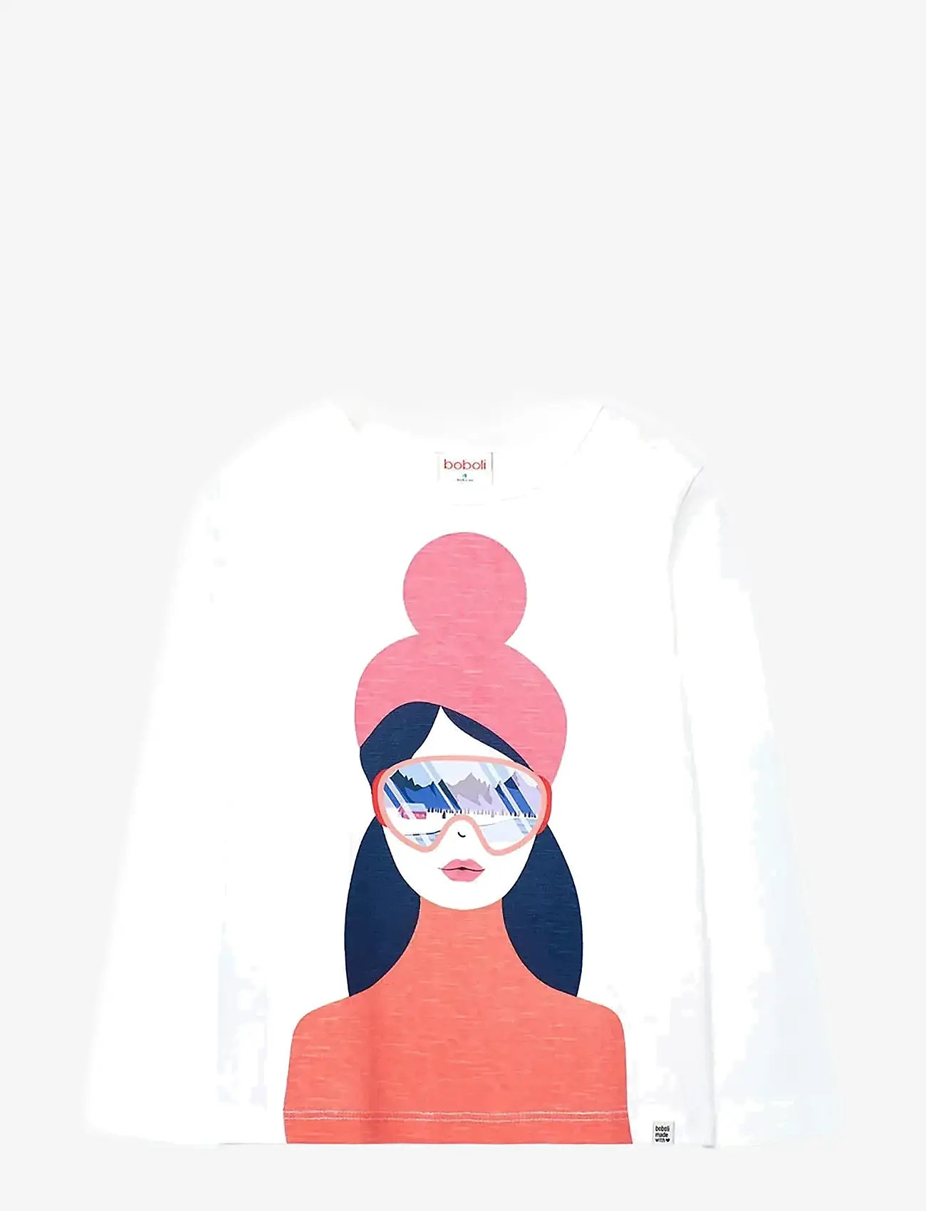 Boboli - Knit t-Shirt flame - langerma bolir - off white - 1