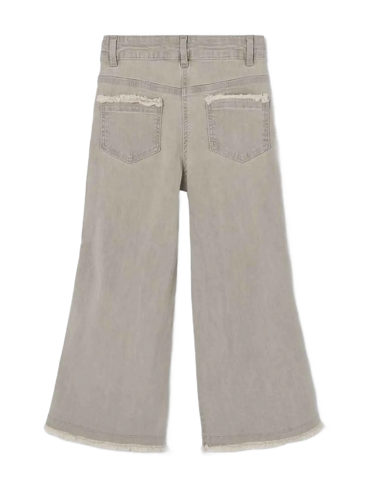 Boboli - Denim stretch trousers for girl -BCI - brede jeans - light grey - 2
