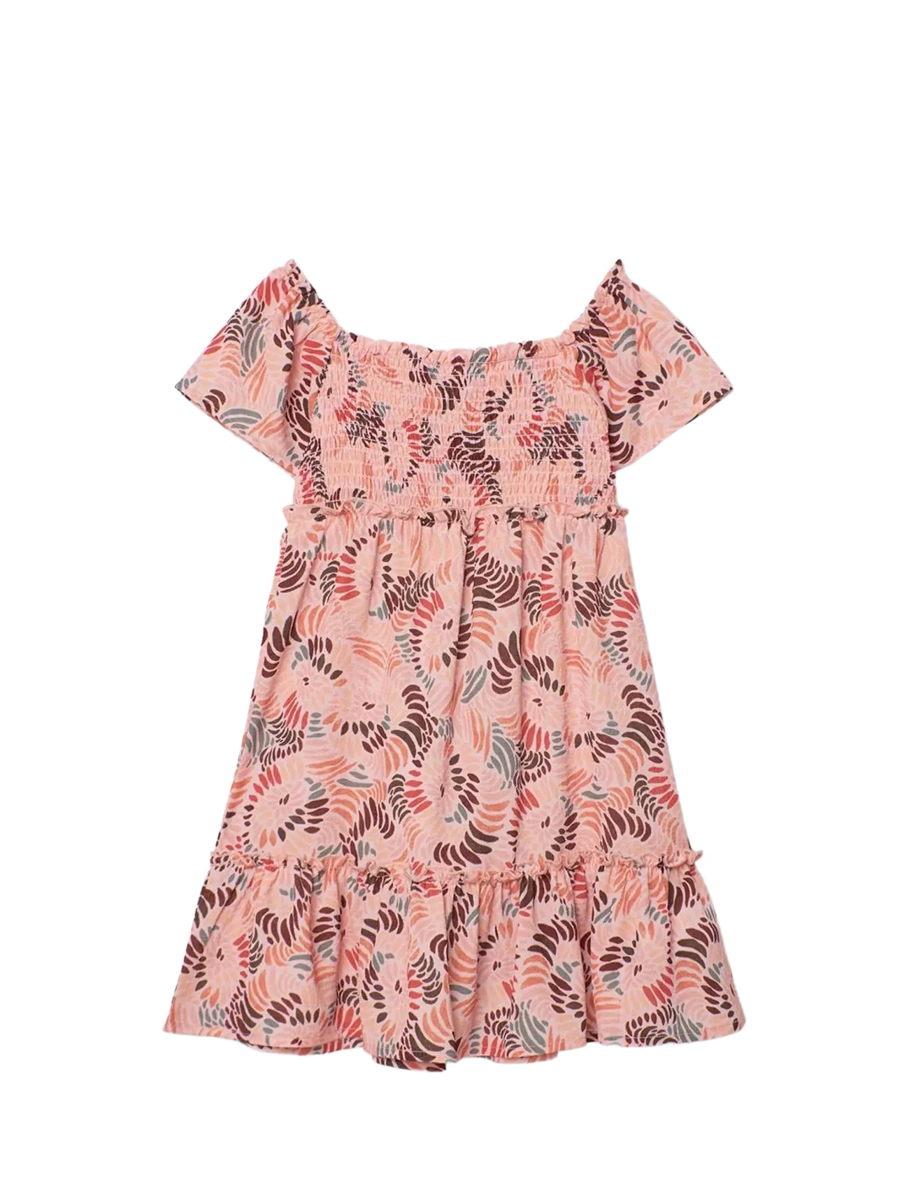 Boboli - Dress printed for girl - robes décontractées à manches courtes - print - 2