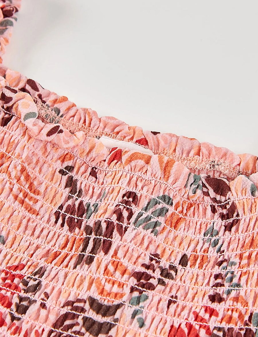 Boboli - Dress printed for girl - kortærmede hverdagskjoler - print - 5