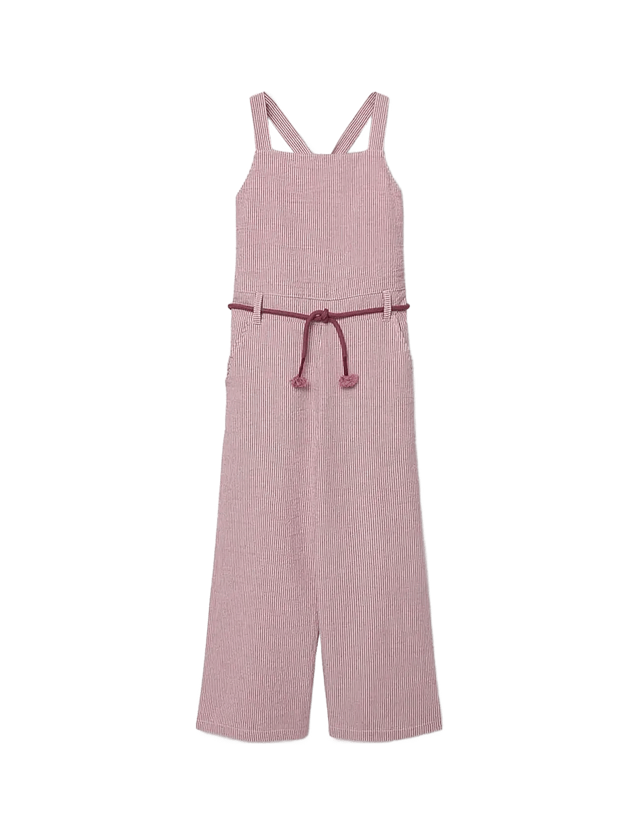 Boboli - Popelin jumpsuit striped for girl -BCI - jumpsuits - stripes - 1