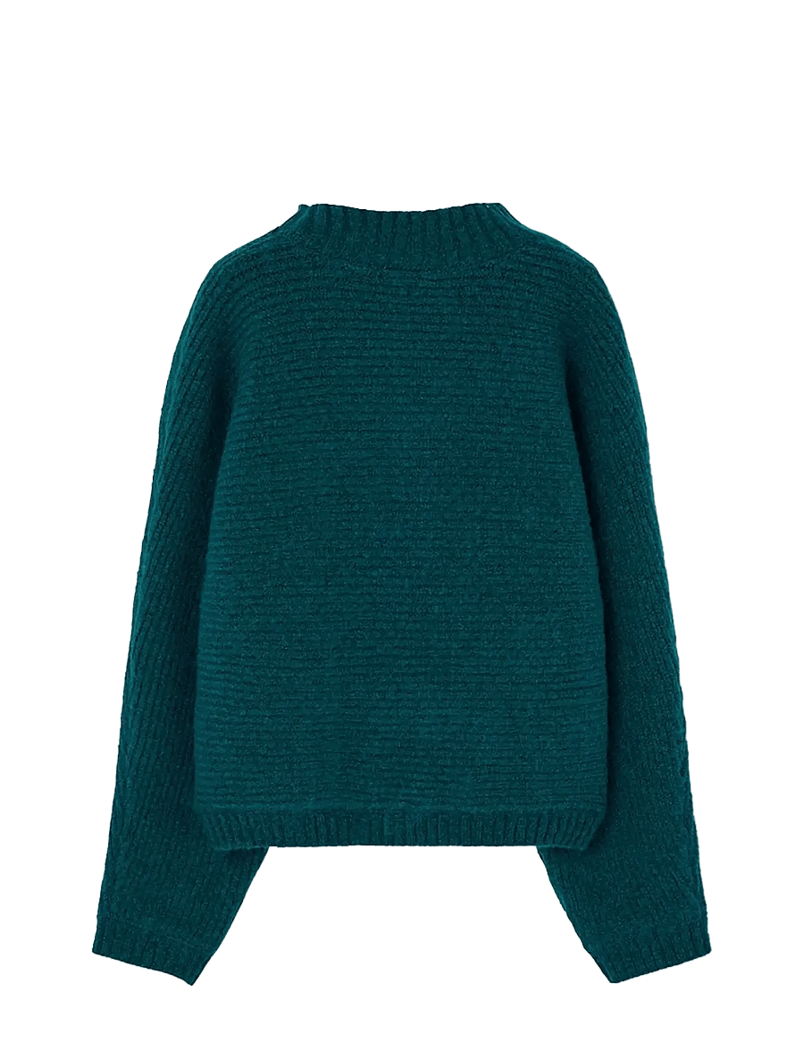 Boboli - Knitwear pullover for girl - neulepuserot - forest - 1