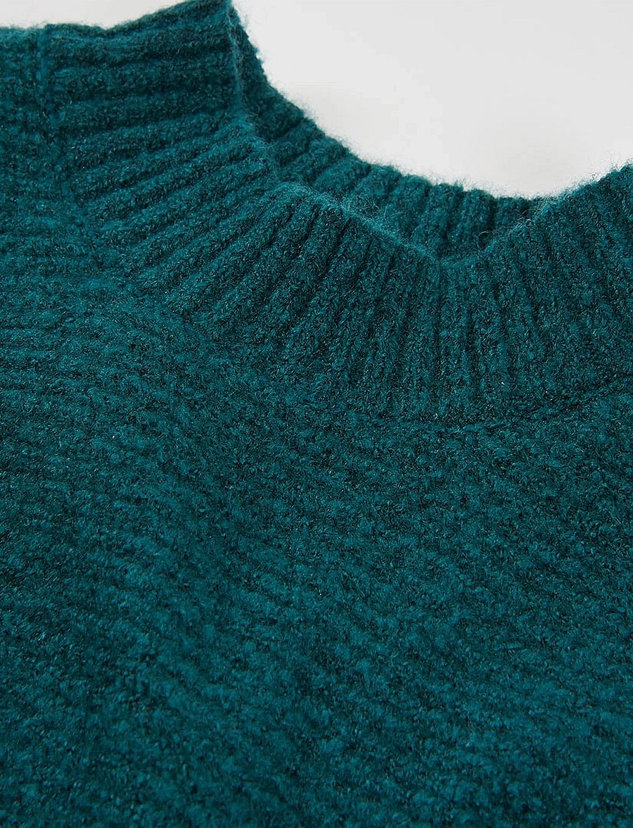 Boboli - Knitwear pullover for girl - neulepuserot - forest - 2