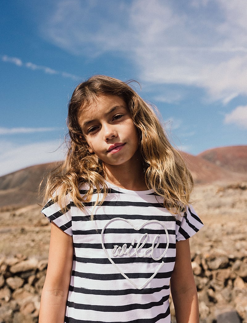 Boboli - Knit dress striped - kurzärmelige freizeitkleider - multi coloured - 4