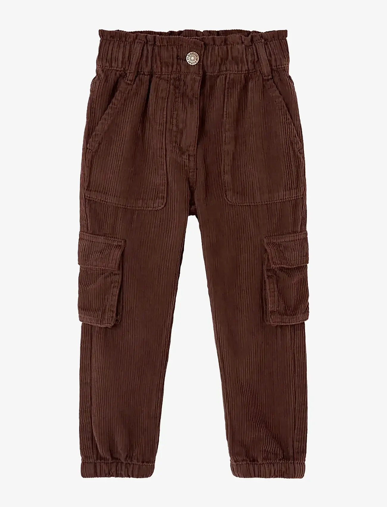 Boboli - Corduroy trousers - cargobukser - chocolate - 0