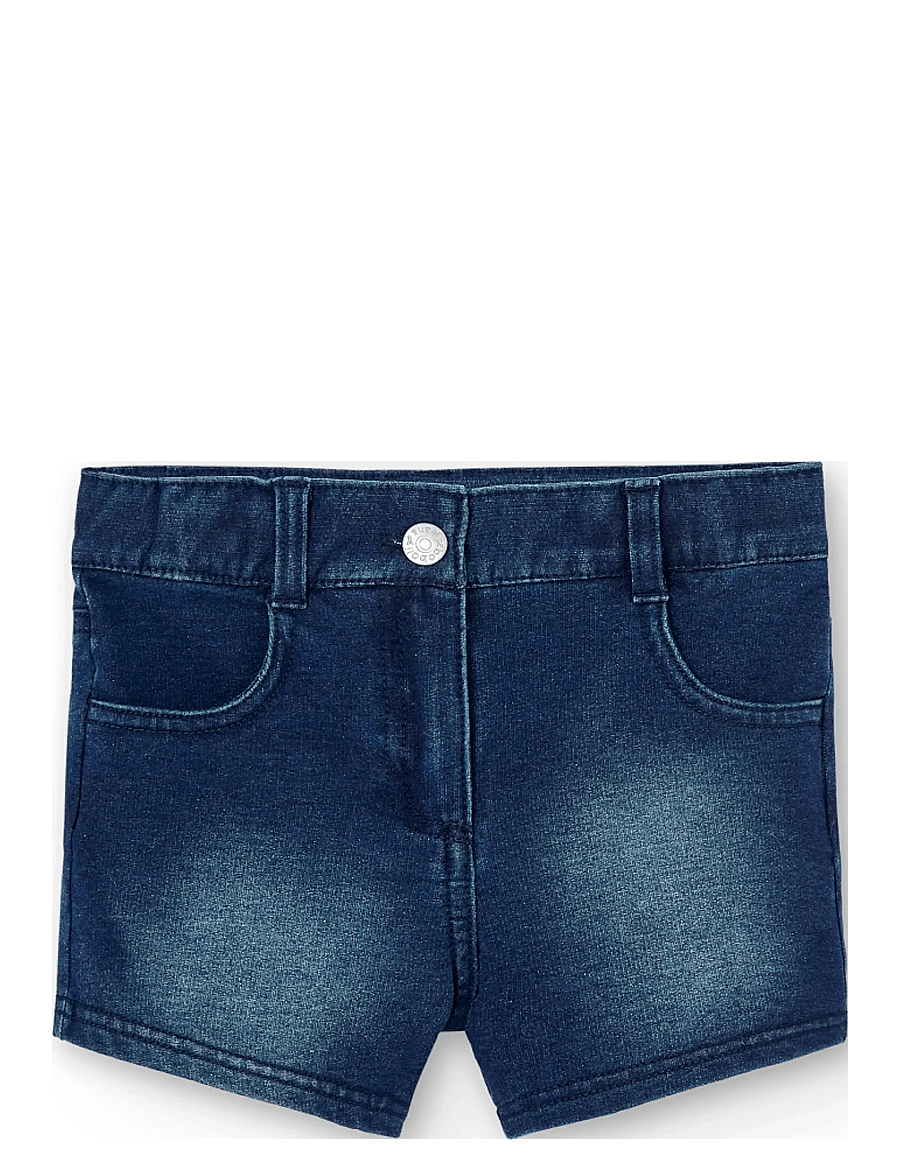 Boboli - Fleece denim shorts - denimshorts - navy - 0