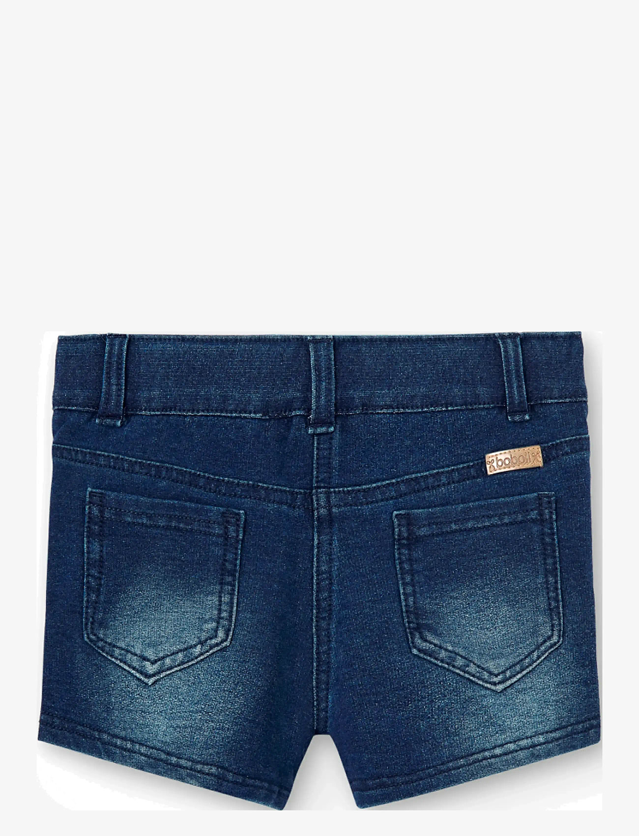 Boboli - Fleece denim shorts - denim shorts - navy - 1