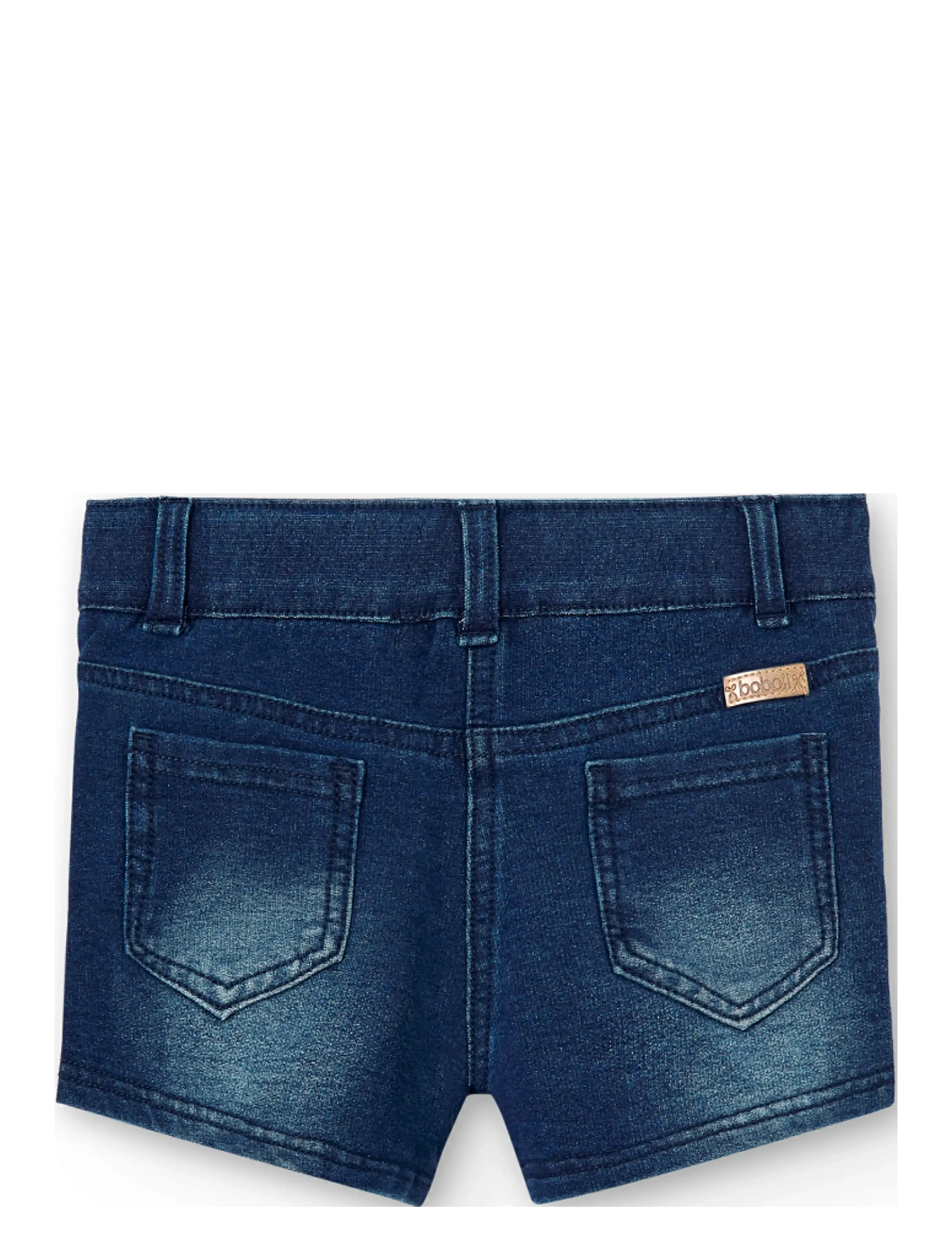 Boboli - Fleece denim shorts - denimshorts - navy - 1