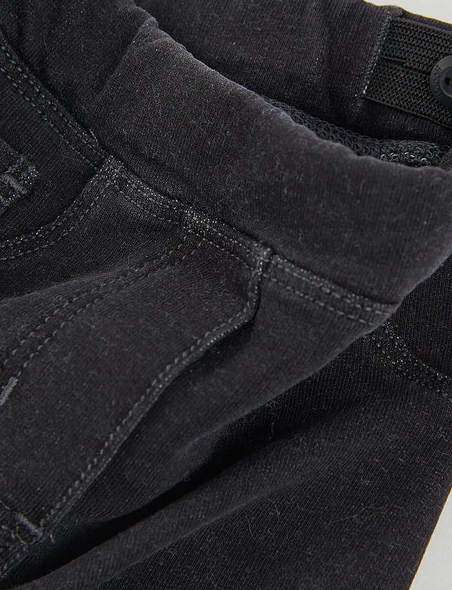 Boboli - Fleece denim trousers for girl -BCI - leggings - black - 2