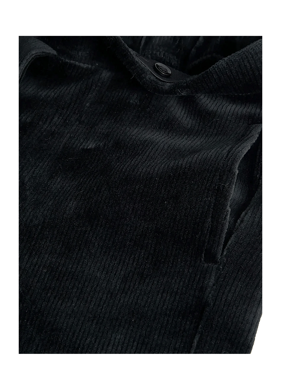 Boboli - Corduroy trousers knit - bukser - black - 2