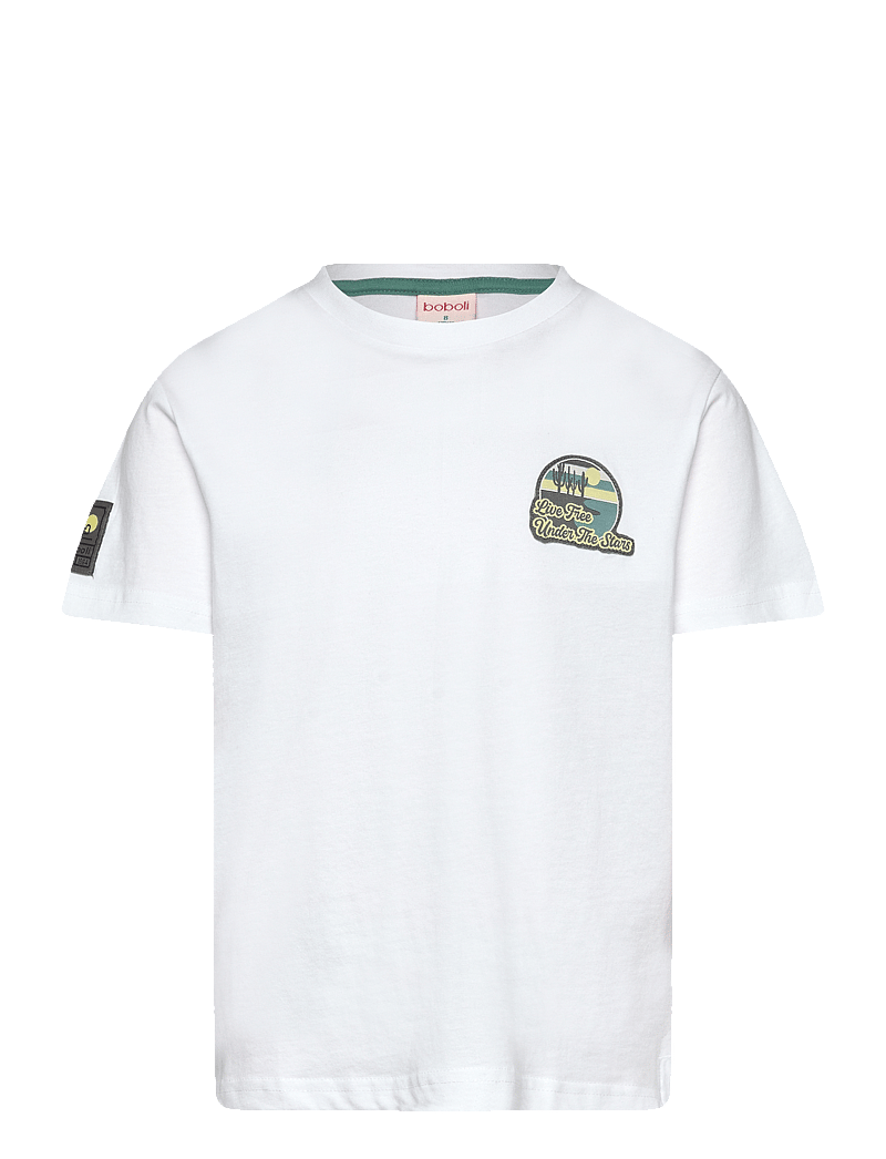 Boboli - Knit t-Shirt - lühikeste varrukatega t-särgid - white - 1