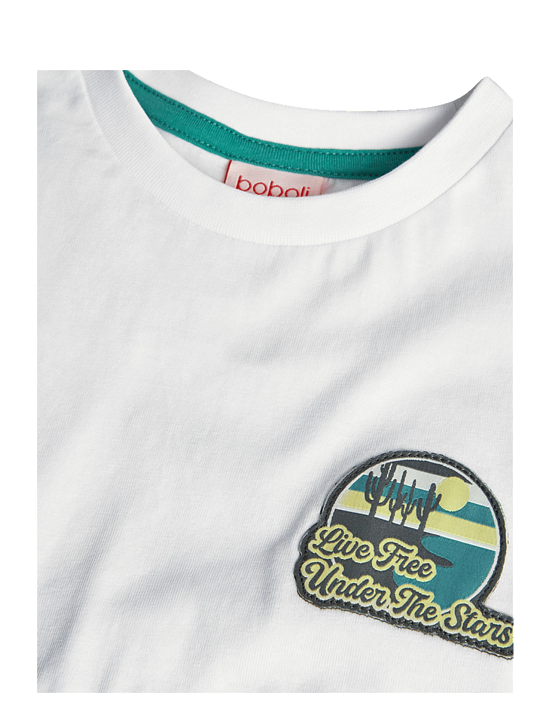 Boboli - Knit t-Shirt - lühikeste varrukatega t-särgid - white - 3
