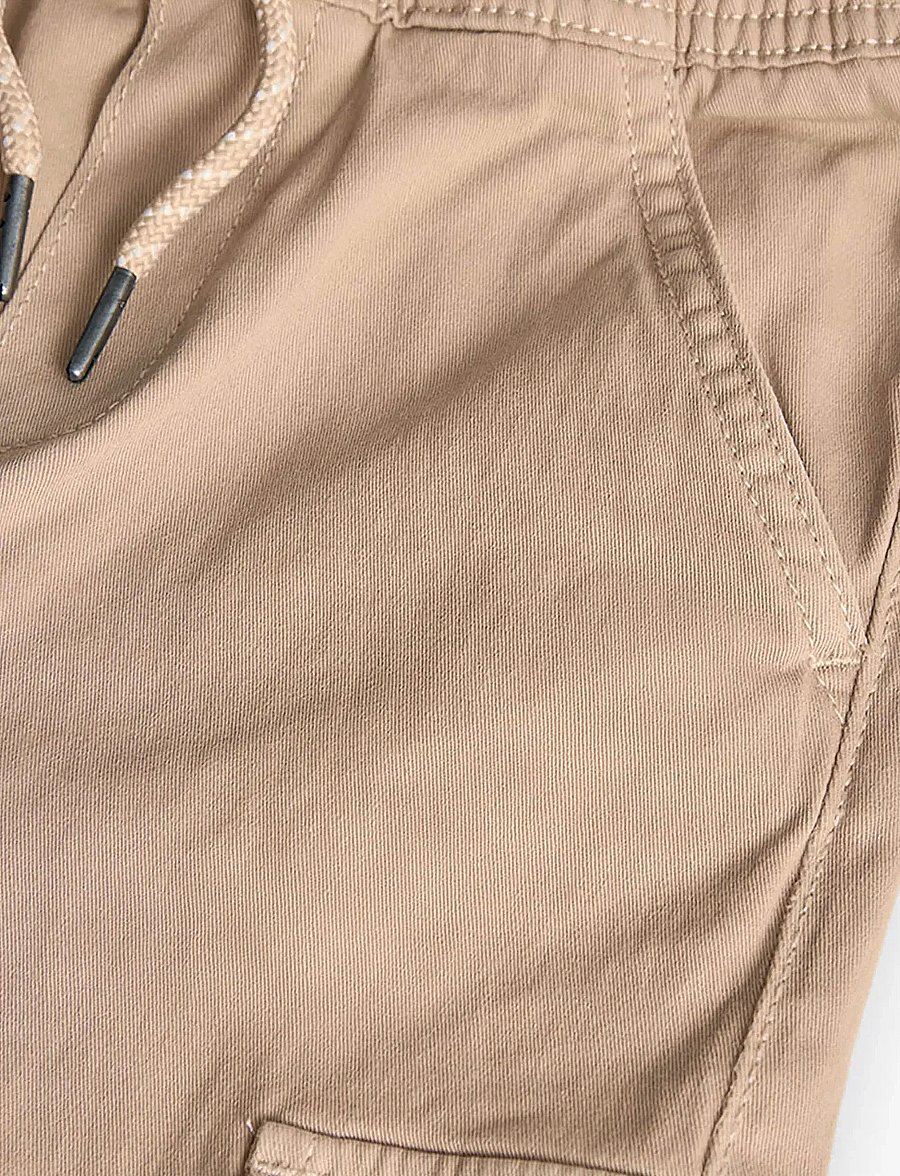 Boboli - Stretch twill trousers - cargobyxor - beige - 2