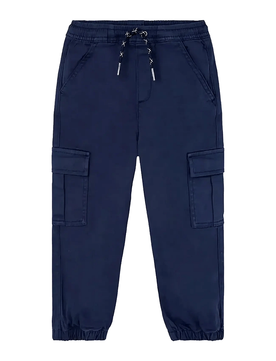 Boboli - Stretch twill trousers - spodnie - navy - 0