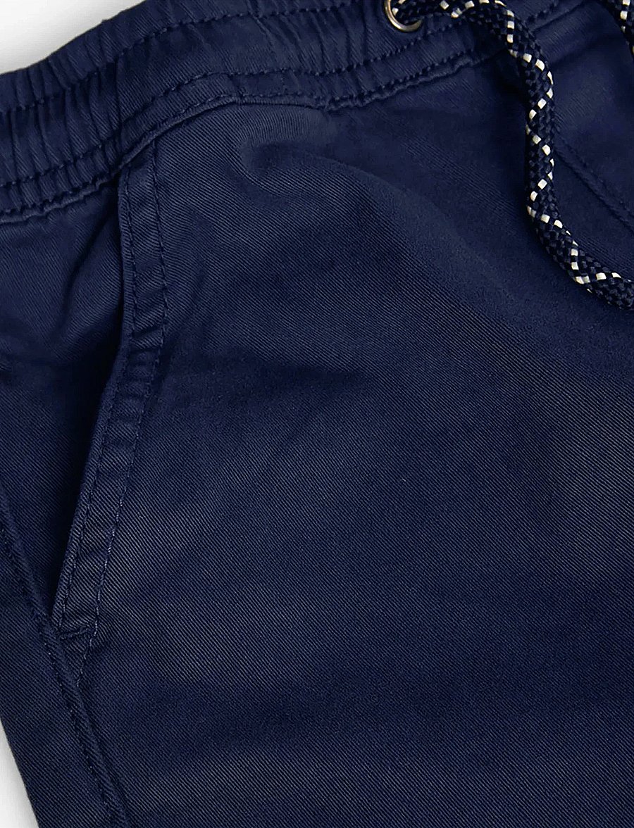 Boboli - Stretch twill trousers - spodnie - navy - 2