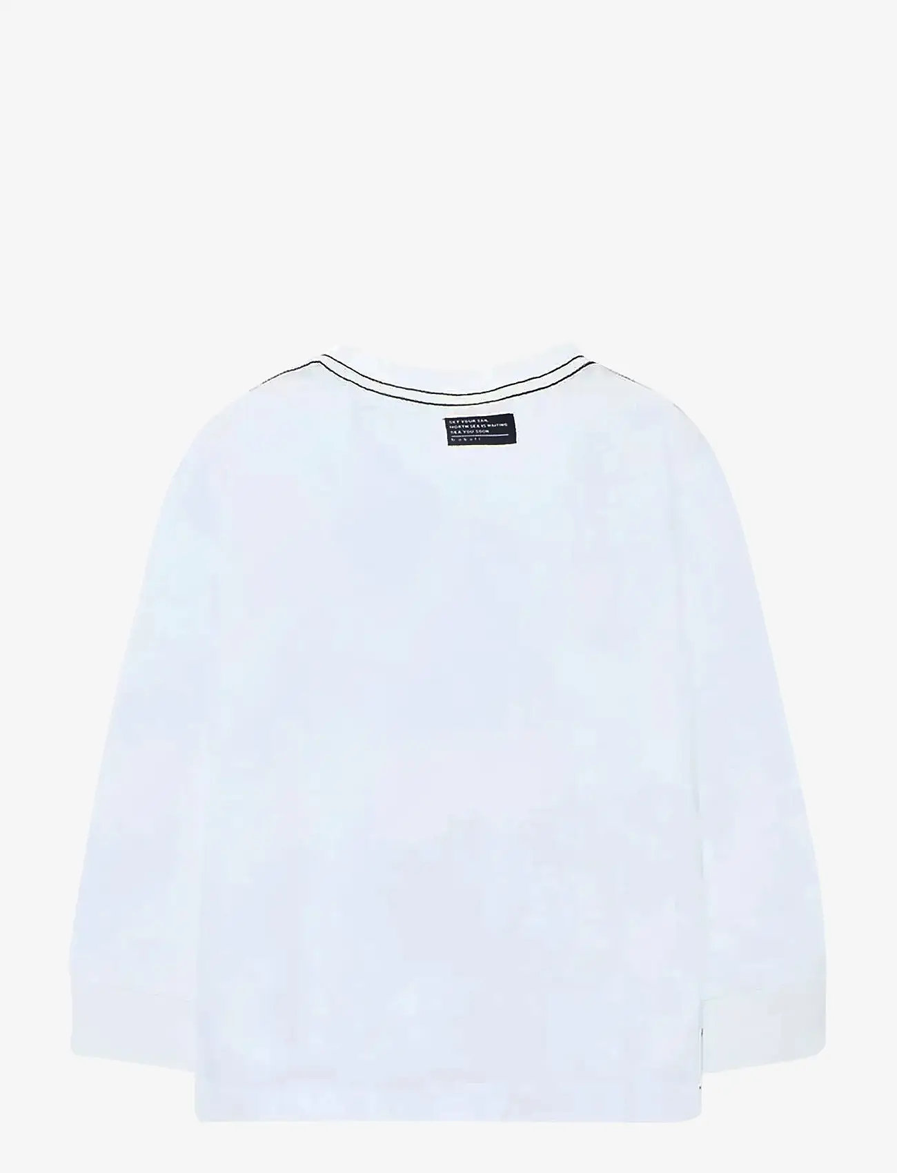 Boboli - Knit t-Shirt - långärmade t-shirts - off white - 1