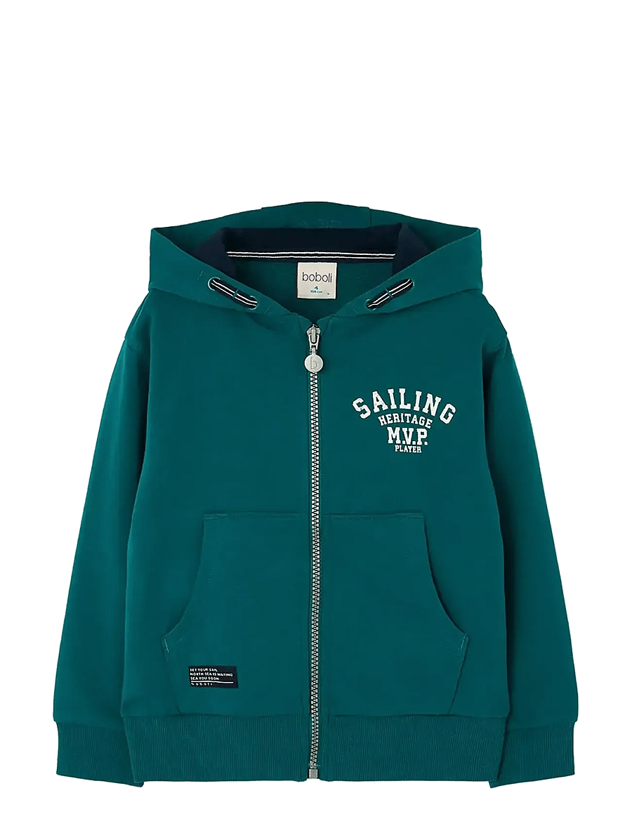 Boboli - Fleece jacket - džemperi ar kapuci - billiard - 0