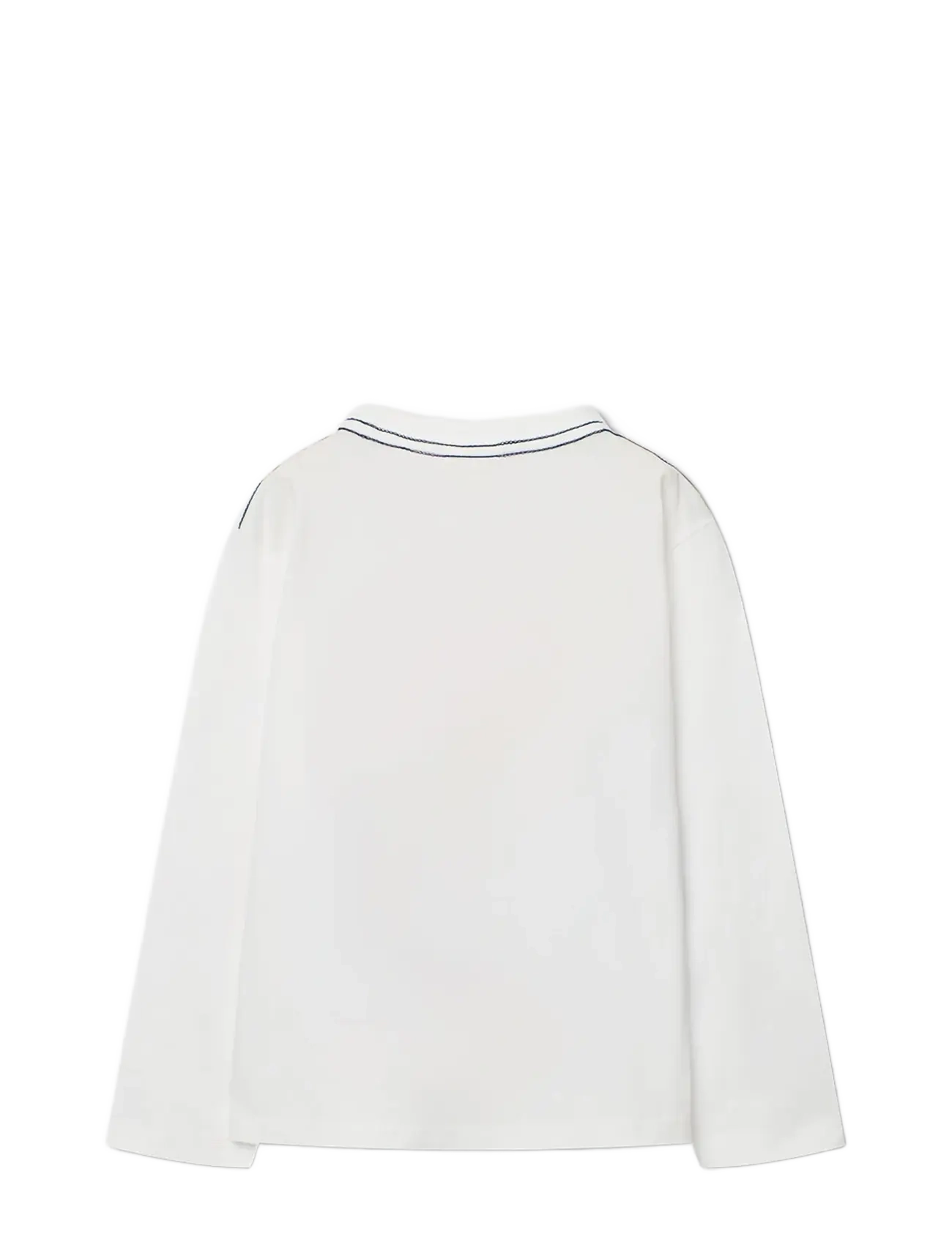 Boboli - Long sleeves t-Shirt for boy -BCI - langærmede t-shirts - off white - 1